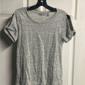Athleta Heather Gray Short Sleeve Women's Tee
